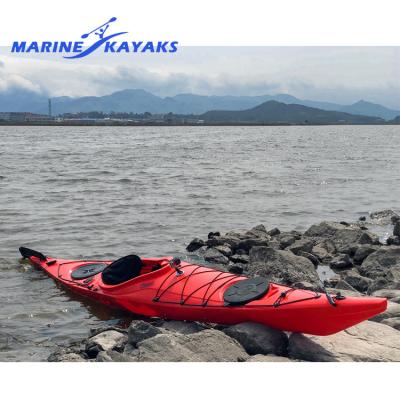 China Single Plastic Touring Rotomolded Sit In Sea Kayak Sale For Outdoor Tour New Design In China for sale