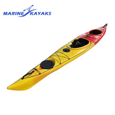 China Outdoor Tour Factory Wholesale 2 Person Touring Canoe Sit In Kayak Sale Double Sea Kayaks for sale