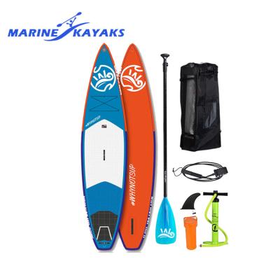 China Wholesale Yoga Custom Printed Soft Top Air Rack Up Paddle Board Double Chamber for sale