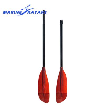 China 2019 eco-friendly 2 pieces carbon fiber durable double detachable whitewater kayak paddle for sale for sale