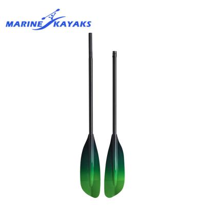 China Wholesale 2 Section Eco-friendly Ultralight Carbon Bent Shaft Transparent Kayak Paddle For Sale for sale