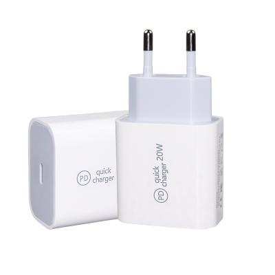 China 20W PD Adatper PD20W Mobile Phone Fast Charging Adapters Phone Accessories Quick Charger 3.0 for sale