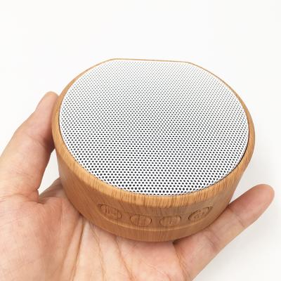 China Mini Portable Wireless BT A60 Wood Mini Speaker For Mobile Phone for sale