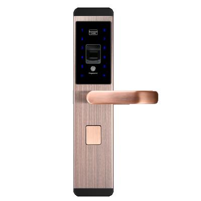 China Key Card Fingerprint Smart Doors Security Apartment Lock Electronic Digital Smart Door Lock for sale