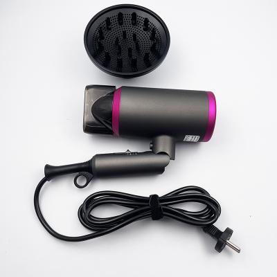 China Amazon Supply Profession Hair Dryer And Ionic Gray With Pink Rose Color Hair Brush 1800W Hair Dryers for sale