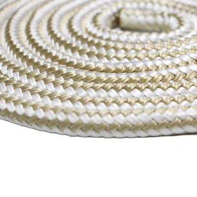 China Durable Nylon Double Braid Yacht Sailing Lightweight Polyester Dock Rope Line for sale