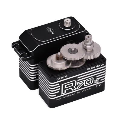 China RC Model GXservo 70KG Torque Full Metal Waterproof Motor For 1/5 Scale RC Car Truck Boat Airplane Industry Robot for sale