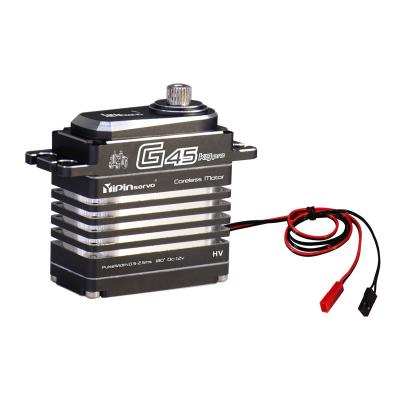 China Raido Controlled Yipinservo 45kg Coreless 12V-14V Digital Motor Servo Large Torque For RC Car Parts for sale