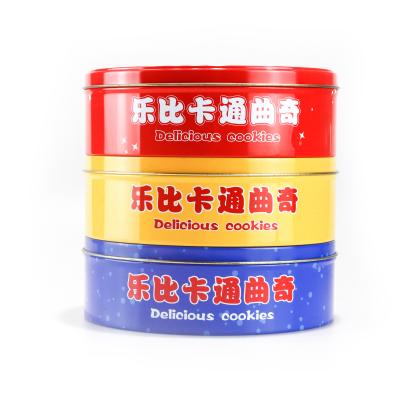 China Recycled Materials 0.23mm-0.25mm Tinplate Food Recyclable Cookie Tin Box For Gift for sale