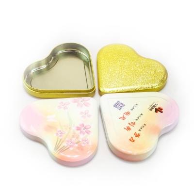 China High Quality Recycled Materials Heart Shaped Recyclable Cans 0.21mm-0.25mm Tinplate Can Metal Tin for sale