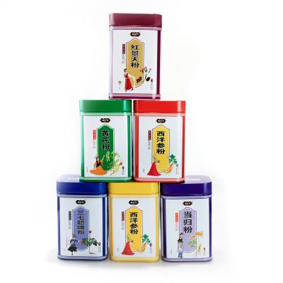 China Recycled Materials Healthcare Quality Box Packaging 0.21mm-0.25mm Tinplate Tin Cans for sale