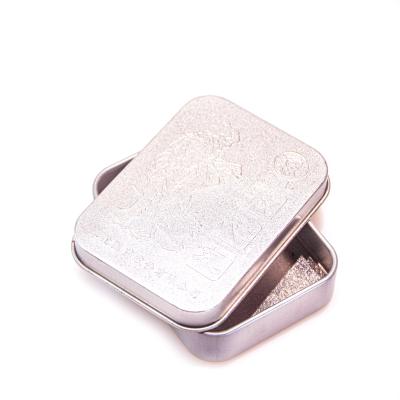 China Small Food Tin Cans Jewelry Metal Case Small Gift Box Rectangle Box Tinplate Custom for sale