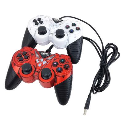 China With Handbreak Double Shock Usb Wired Gamepad Controller Dual PC Game Joysticks For PC Computer Laptop Gamepad for sale