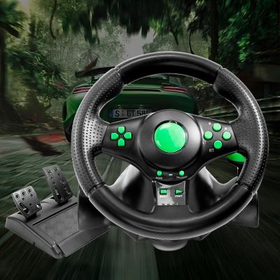 China ERGONOMIC Manufacturer Joystick And Game Controller Game Car Steering Wheel For Racing Car Games for sale