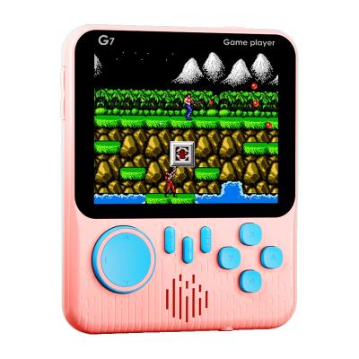 China Retro Handheld Game Playing Hot Selling Classic 666 in 1 Portable Handheld Console G7 Mini Portable Games Player For Nes Retro Game Board TV Card Game for sale