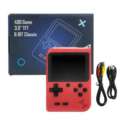 China Retro Handheld Game Playing Portable Slim Handheld Controller Console3.0 Inch Video Game Players Visual Item 400 Games for sale