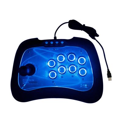 China Android USB Wired Flip Switch PS3 Arcade Fighting Stick Joystick For Nintendo PC Android Phone Tablet for sale