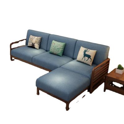 China 2020 New Design Extended Seater Sofa Nordic Style Polyester Couch Home Furniture for sale