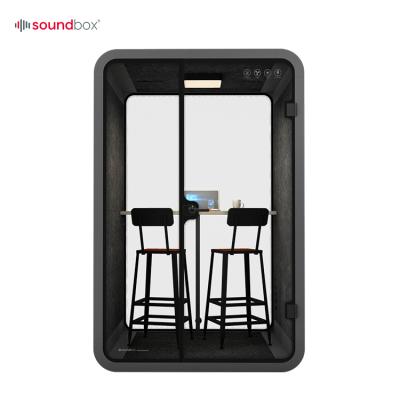 China Soundproof Telecom Office Booth Booth Noise Reduce Office Phone Booth Meeting Pod for sale