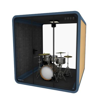 China Mobile Portable Music Proof Privacy Screen Sound Proof Booth Drum for sale