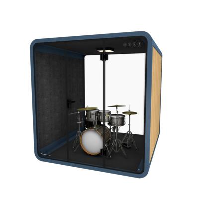 China Indoor Portable Vocal Booth Sound Proof / Drum Silence Booth / Home Silence Booth for sale