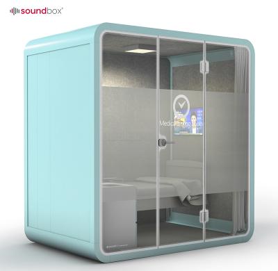 China Mini Portable Soundproof Resting Booth / Pod D1536*W2400*H2300mm Isolation Medical Cabinets for sale