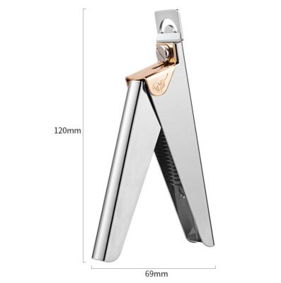 China Adjustable Artificial Acrylic Finger Nail Clipper Stainless Steel Nail Tip Clipper Trimmer Manicure Pedicure Cutter for sale