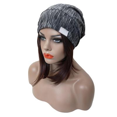 China Amazon COMMON Hot Sale Factory Wholesale New Popular Popular Newcomer Knitted Hat Beanie In Space Dye With Silky Lining for sale