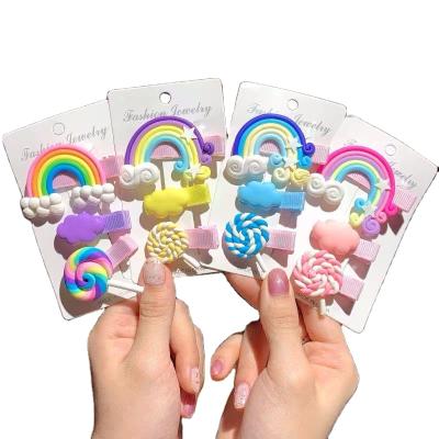 China Sweet Korean Style Little Girl Hair Accessories Cute Baby Kids Hair Pin for sale