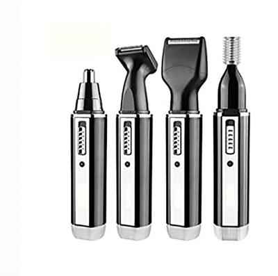 China New Donkey-Environmental protection plastic black professional portable nose hair trimmer with waterproof for nursing industry for sale