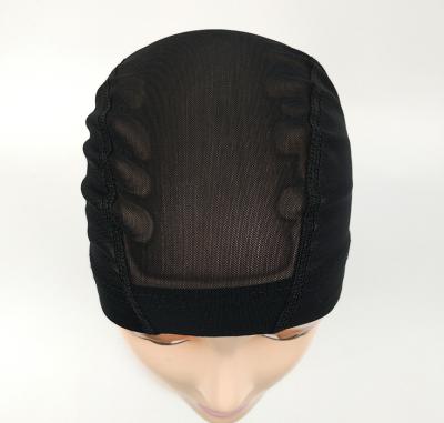 China Thin Mesh Dome Cap Human Hair Wigs Caps Swimming Cap Fixed Elastic Hairnet Hairnet Top Style for sale