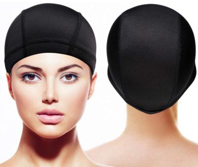 China Thick Wig Fixed Mesh Elasticity Swimming Cap Style Mesh Wig Cap For Woman Wig Dome Cap Replace Wig Hairnet for sale