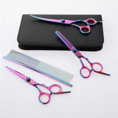 China Scissors Salon Hair Grooming Thinning Scissors Set Extremely Sharp Hairdressing Scissors Blade Meticulous Trimming Scissors for sale