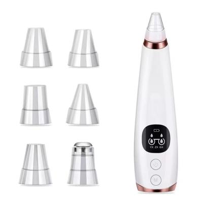 China Factory Supply Acne Primer Black White Electric Acne Extractor Kit Portable Blackhead Removal Suction Tool for sale