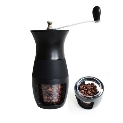 China Hand Crank Operated Washable Manual Coffee Italian Bean Grinder Portable Coffee Grinder Stainless Steel Household Coffee Machine Viable for sale