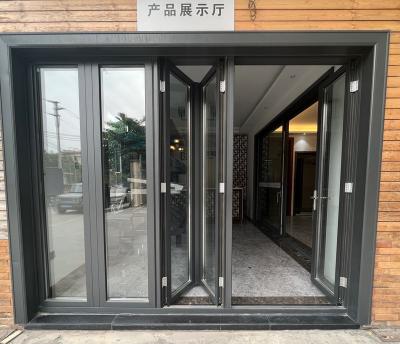 China Magnetic Screen Aluminum Profile Windows And Soundproof Folding Door And Window for sale