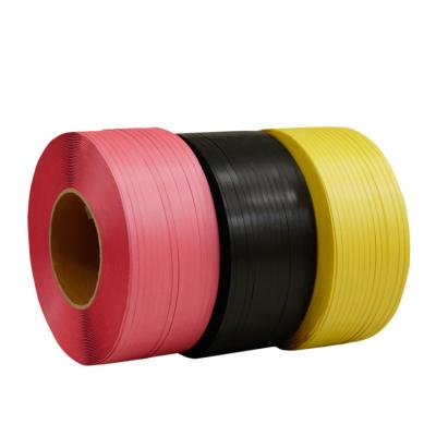 China Machine Packing YongshengSL 12mm Width Carton Packaging PP Strap PP Strapping Roll for sale