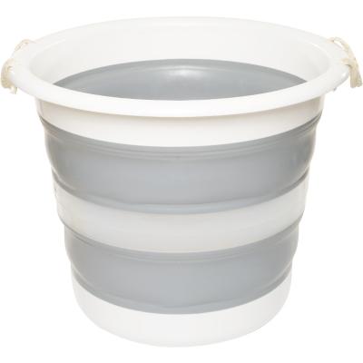 China New Style 30L Large Capacity Sustainable Folding Water Storage Bucket Portable Laundry Basket for sale