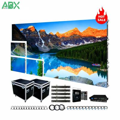 China Indoor High Resolution LED Video Wall 5x3 Complete System P3.91 P4.81 Rental LED Display Cheap Outdoor Indoor LED Video Wall for sale