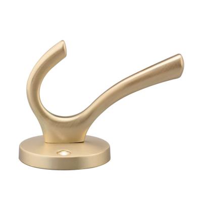 China Modern Custom Creative Single Hook Metal Bathroom Coat Hook Stainless Steel Adhesive Hook for sale