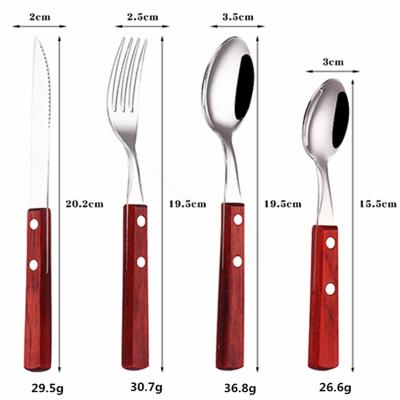 China Sustainable 304 Stainless Steel Cutlery Flatware Restaurant Hotel Stainless Steel Cutlery for sale