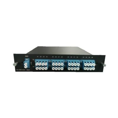 China High Reliability 4 Dual Channel Data Center Interconnect ITU LGX Box Fiber DWDM Mux and Demux Multiplexer for sale