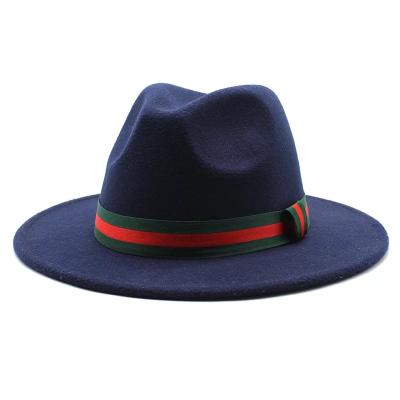 China Character Fedora Hat Women Wholesale 2021 Fashion Sombrero Hat Plus Size Felted Hat Multicolor Felt Panama Hats for sale