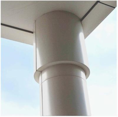 China Nice Quality OFDT Decorative Aluminum Columns Covers Pillar Panel For Building Decoration for sale