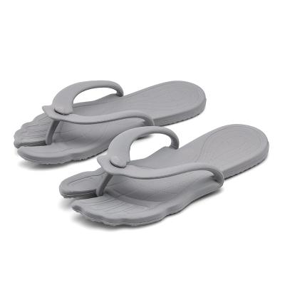 China Lightweight Mens Foldable Flip Flops With Hotel Eva Slipper For Women Portable Slides for sale