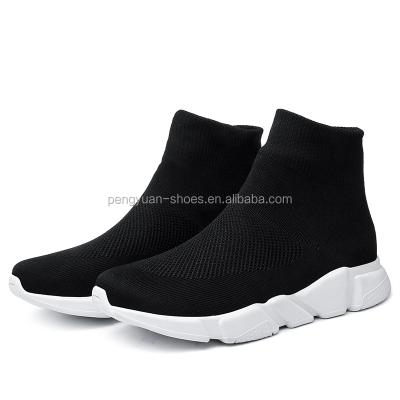 China Most Popular Anti-odor Knit Fabric Sock Design Trainer Sneakers Speed ​​Running Shoes for sale