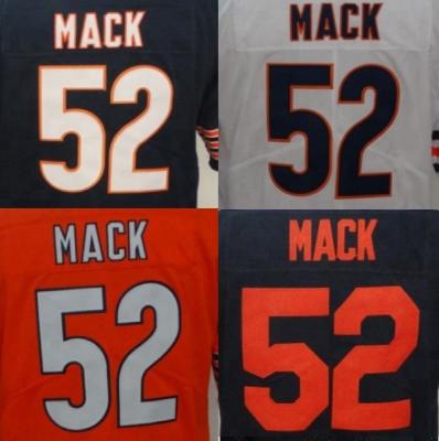 China Khalil Mack Best Quality Stitched American Football Antibacterial Tank Tops for sale