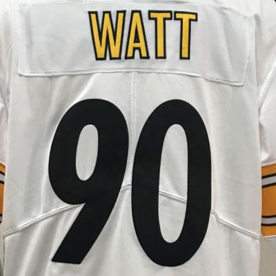 China Best Quality T.J. Watt White American Football Jersey Embroidered Antibacterial for sale