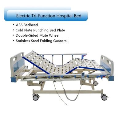 China Metal makers head electric triple pull function medical bed and baby medical bed for sale