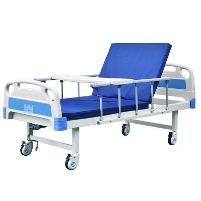 China Factory Supply Metal Nursing Hospital Bed Steel Patient Medical Function Adjustable Medical Manual Hospital Beds For Sale for sale